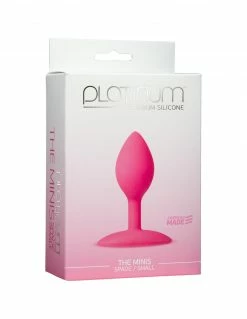 Anal Platinum Plug Mini Spade Small