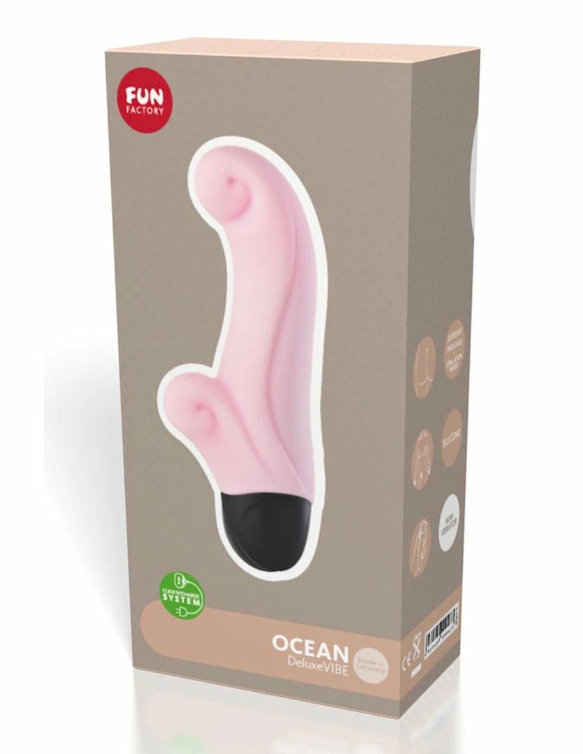 Vibrators Fun Factory Ocean Dual Stimulation Vibrator 2 Vibrators Fun Factory Ocean Dual Stimulation Vibrator