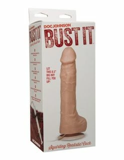 Bust It 8.5 Inch Realistic Squirting Cock Dildos