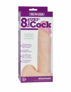 Vac-U-Lock 8 Inch UltraSkyn Cock