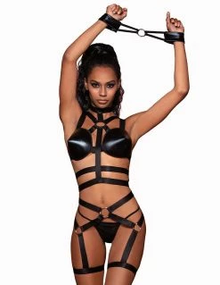 Dreamgirl Bullet Cup Garter Set & Restraints