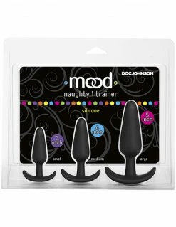 Mood Naughty 1 3-piece Anal Trainer Plug Set 6 Mood Naughty 1 3-piece Anal Trainer Plug Set