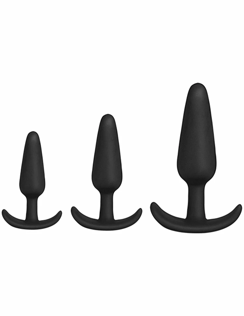Mood Naughty 1 3-piece Anal Trainer Plug Set 1 Mood Naughty 1 3-piece Anal Trainer Plug Set