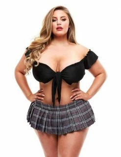 Teacher's Pet Teachers Pet Schoolgirl Tie Top