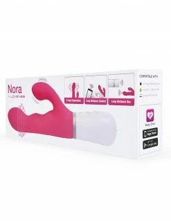 Vibrators Lovense Nora Bluetooth Remote Control Rabbit Vibrator
