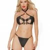 Coquette Pleasure Collection Bra & Leg Garter Set Lingerie