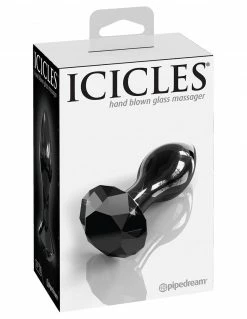 Icicles No 78 Glass Black Diamond Plug
