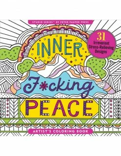 Peter Pauper Press Inner F*cking Peace Coloring Book
