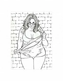 SheVibe Adult Books Totally Curvy Coloring Book #NSFW