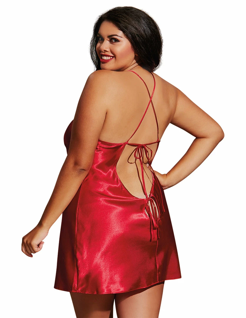 Dreamgirl Satin Charmeuse Robe And Chemise Set Lingerie 21 Dreamgirl Satin Charmeuse Robe And Chemise Set Lingerie