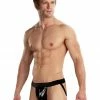 Liquid Onyx Jock Strap Men's Underwear
