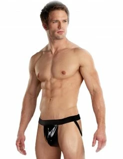 Liquid Onyx Jock Strap Men's Underwear