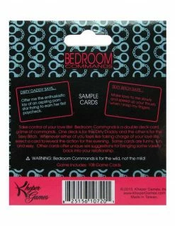 Kheper Games Bedroom Commands Card Game