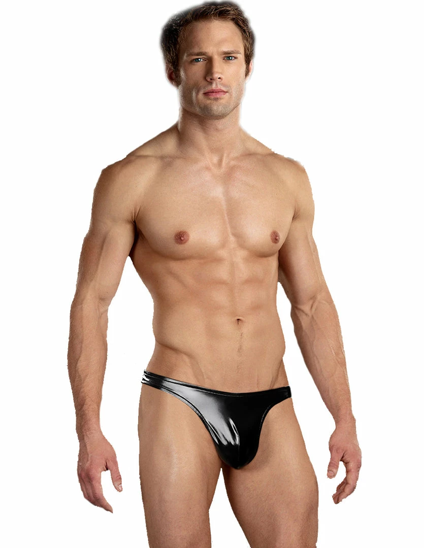 Men's Underwear Liquid Onyx Classic Thong 1 Men's Underwear Liquid Onyx Classic Thong