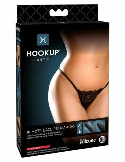 Hookup Panties Remote Lace Peek-A-Boo Vibrators