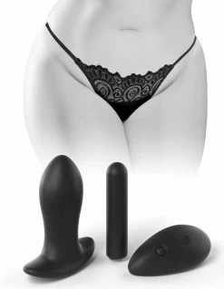 Hookup Panties Remote Lace Peek-A-Boo Vibrators