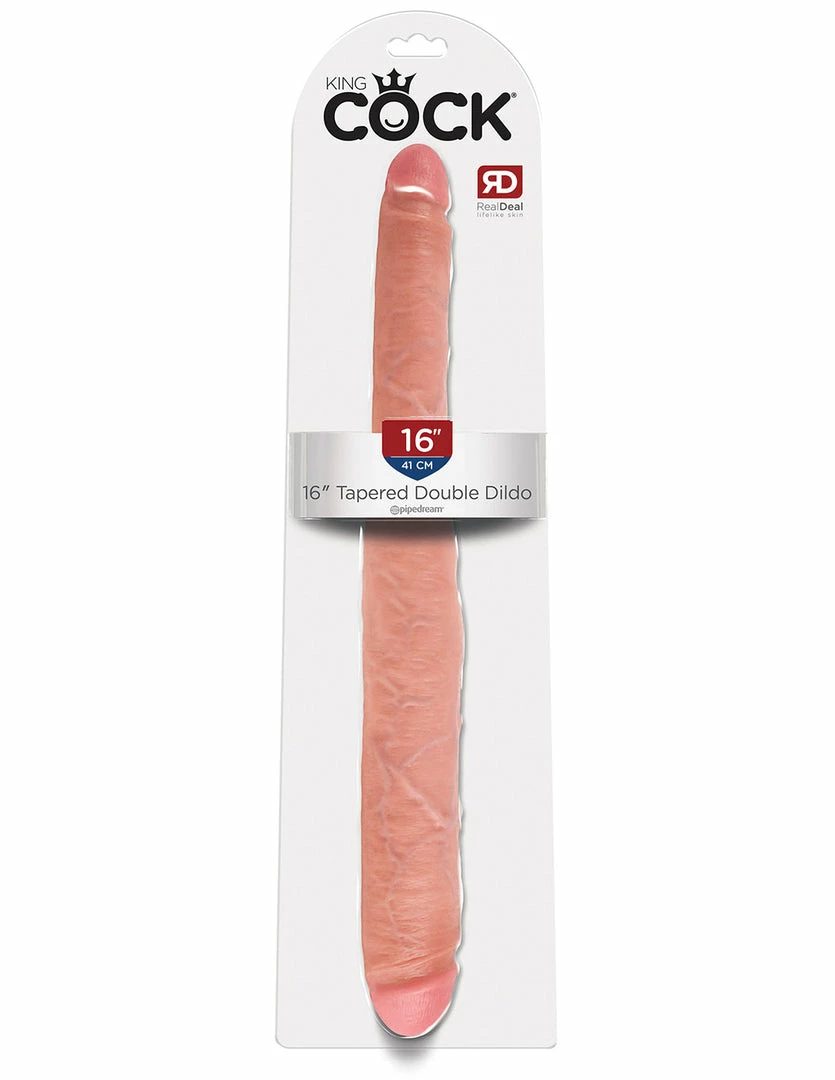 King Cock 16 Inch Tapered Double Dildo 4 King Cock 16 Inch Tapered Double Dildo