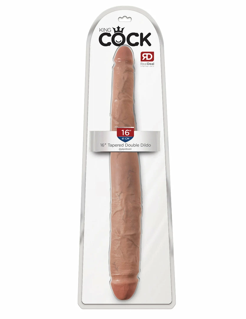 King Cock 16 Inch Tapered Double Dildo 3 King Cock 16 Inch Tapered Double Dildo