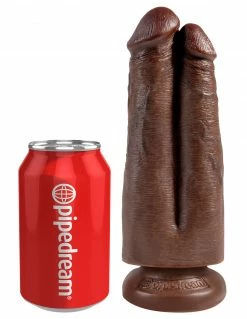 Dildos King Cock 7 Inch Two Cocks One Hole Dildo