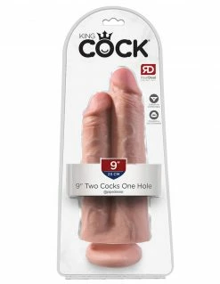 King Cock 9 Inch Two Cocks One Hole Dildo Dildos 15 King Cock 9 Inch Two Cocks One Hole Dildo Dildos