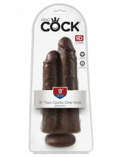 King Cock 9 Inch Two Cocks One Hole Dildo Dildos 13 King Cock 9 Inch Two Cocks One Hole Dildo Dildos