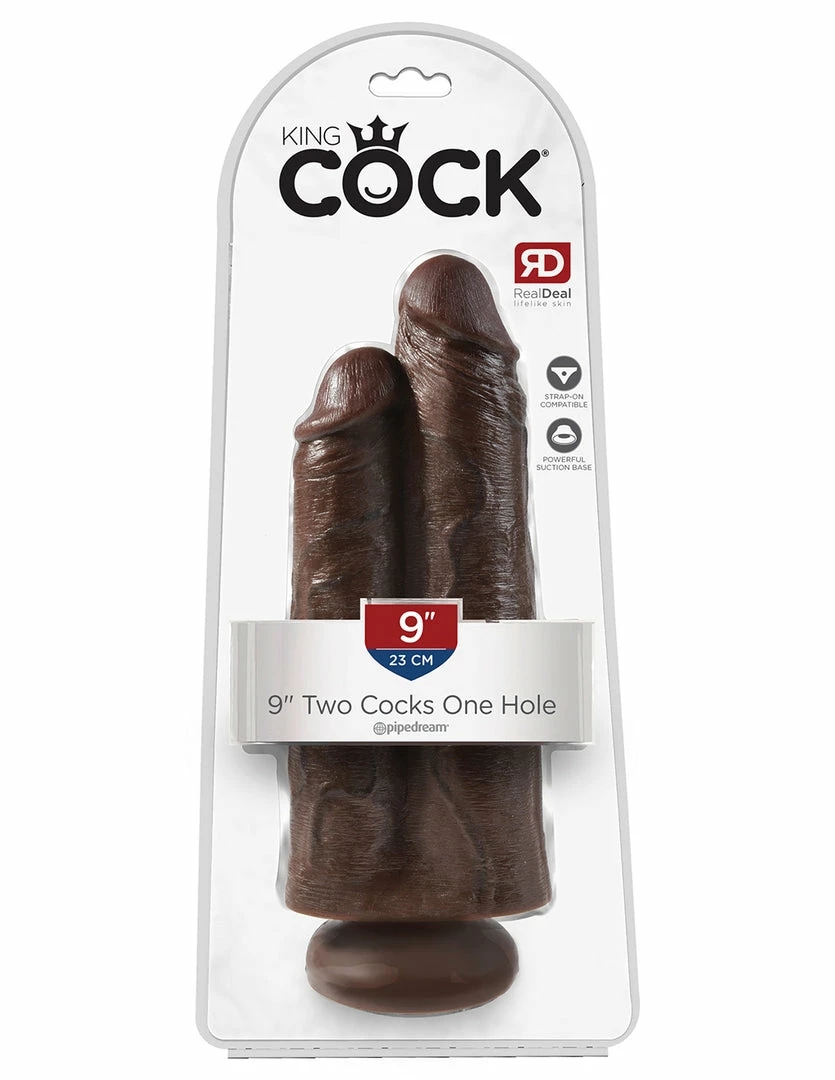 King Cock 9 Inch Two Cocks One Hole Dildo Dildos 6 King Cock 9 Inch Two Cocks One Hole Dildo Dildos