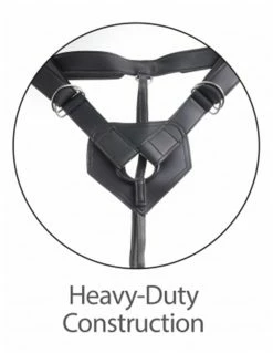 King Cock Strap-On Harness With 7 Inch Uncut Dildo Dildos