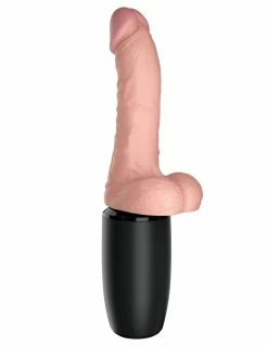 King Cock Plus 6.5" Thrusting Cock W/ Balls 14 King Cock Plus 6.5