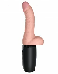 King Cock Plus 6.5" Thrusting Cock W/ Balls 13 King Cock Plus 6.5