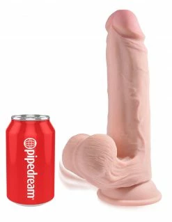 Dildos King Cock Plus 9" 3D Cock With Swinging Balls