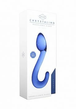 Blue Chrystalino Champ Wand Glass Dildos 8 Blue Chrystalino Champ Wand Glass Dildos