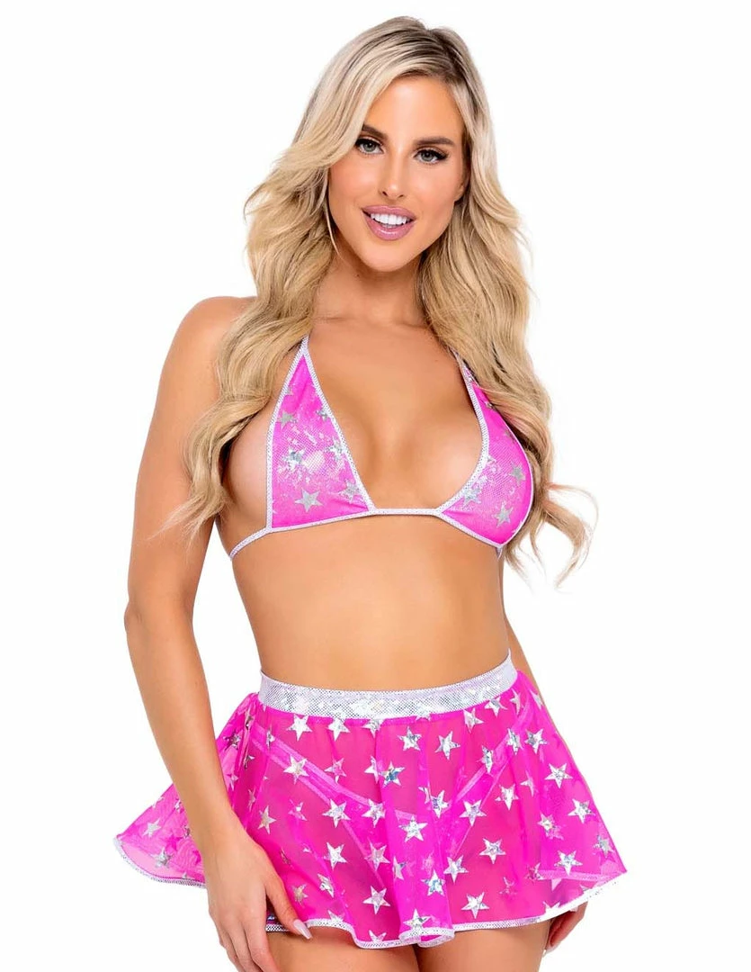 Roma Stars Tie-Top Bikini Lingerie 1 Roma Stars Tie-Top Bikini Lingerie