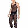 Roma Men's Pride Fishnet LOVE Joggers Men's Apparel