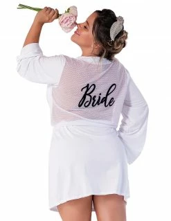 Mapale Bride Robe With G-string Lingerie