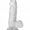 Crystal Addiction 6" Dildo With Balls