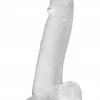 Crystal Addiction 8" Dildo With Balls