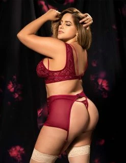 Mapale Floral Lace Bralette Set