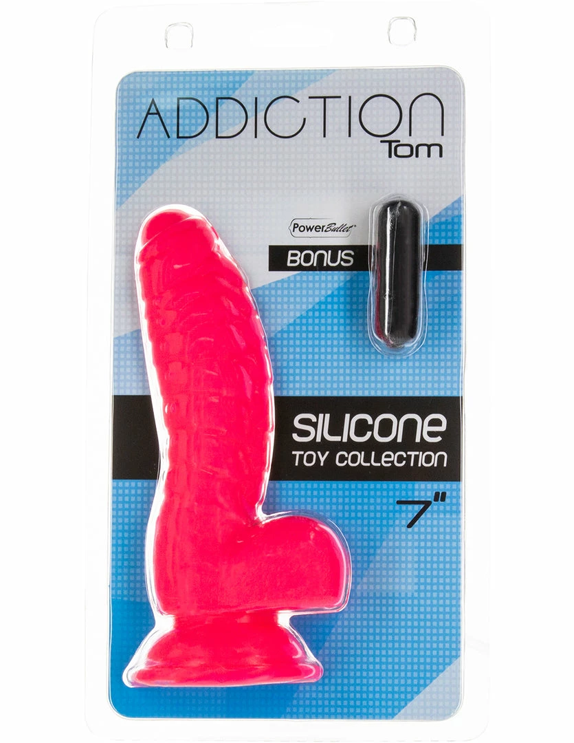 Addiction Tom 7" Ribbed Dildo Dildos 3 Addiction Tom 7" Ribbed Dildo Dildos