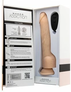 Naked Addiction 9" Thrusting Dong Thrusting Vibrators 17 Naked Addiction 9