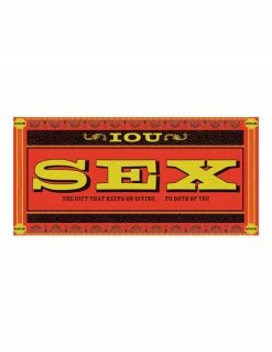 Chronicle Books IOU Sex Coupons