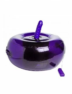 Frisky Sit And Ride Inflatable Seat With Vibrating Dildo