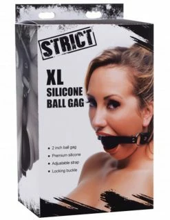 Bondage Strict XL Silicone Gag Ball 2 Inch
