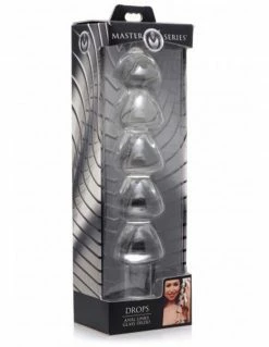 Dildos Master Series Drops Anal Link Glass Dildo