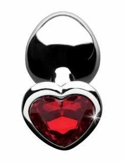 Booty Sparks Red Heart Gem Anal Plug
