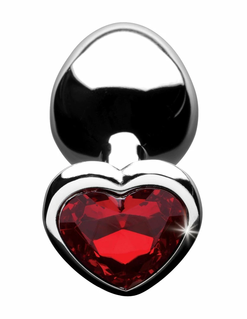 Booty Sparks Red Heart Gem Anal Plug