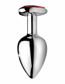 Booty Sparks Red Heart Gem Anal Plug