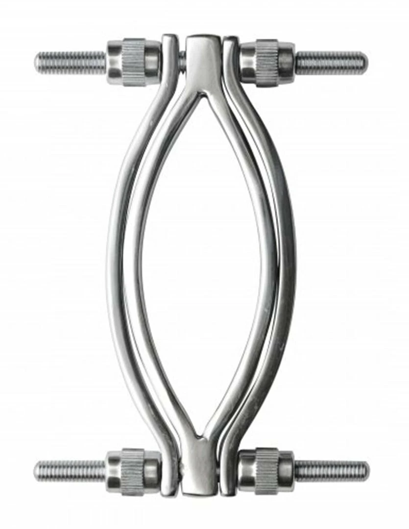 Master Series Stainless Steel Adjustable Pussy Clamp Bondage 1 Master Series Stainless Steel Adjustable Pussy Clamp Bondage