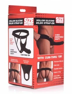 Size Matters Hollow Silicone Strap-On Strap-ons