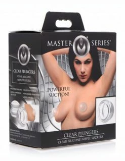 Master Series Bondage Clear Silicone Nipple Suckers