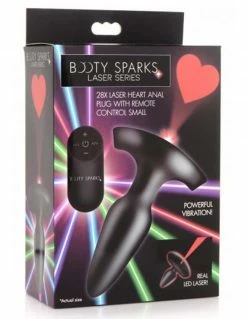 Booty Sparks Remote Laser Heart Plug Vibrators